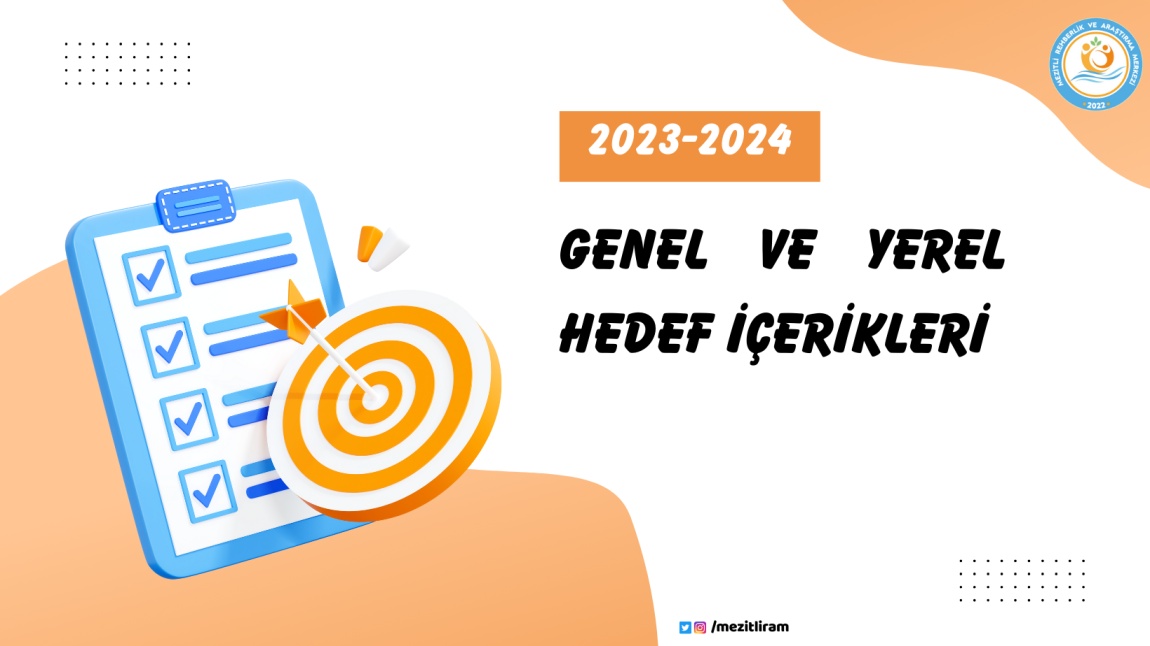 2023-2024 Eğitim Öğretim Yılı Genel ve Yerel Hedef İçerikleri Yayınlandı